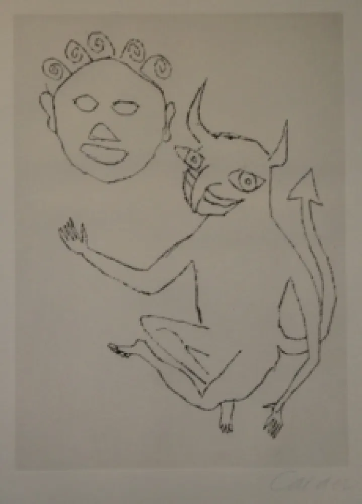 Grabado Calder - Santa Klaus 8