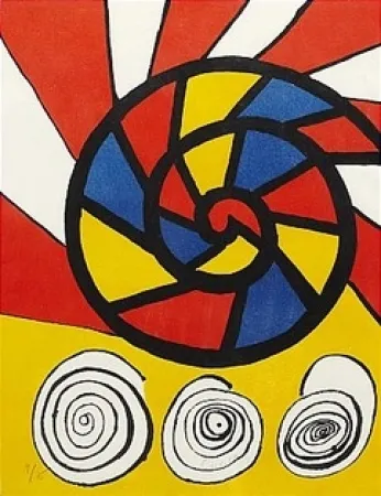 Litografía Calder - Sonet