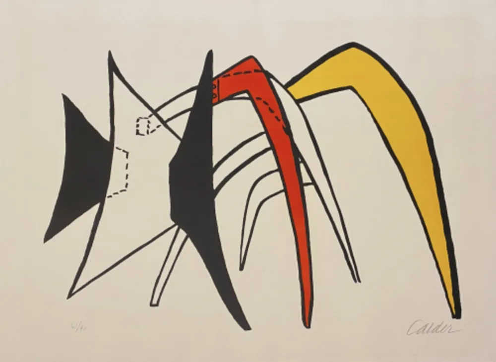 Litografía Calder - Stabiles