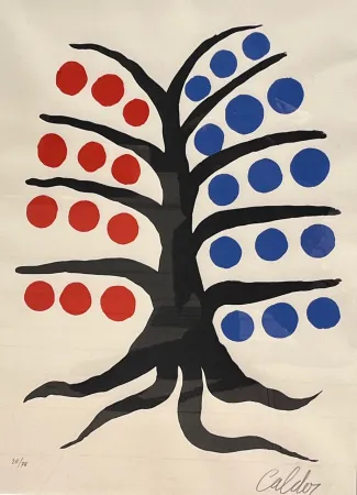 Litografía Calder - Tree