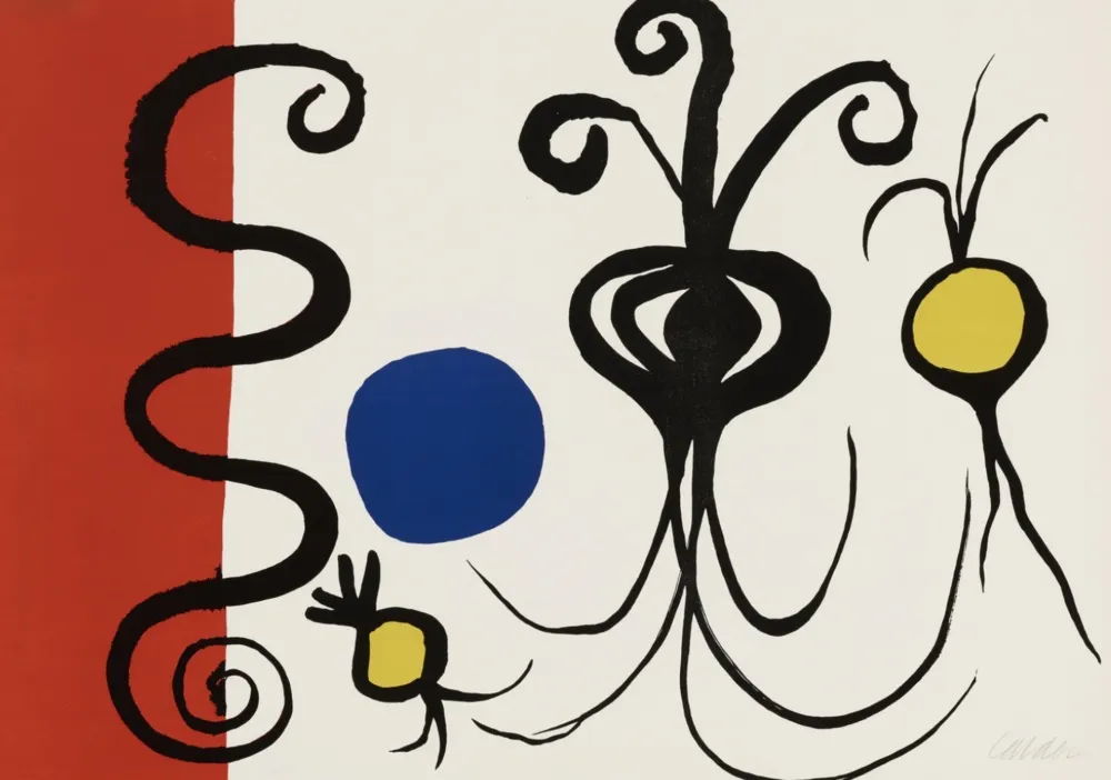 Litografía Calder - Trois Oignons
