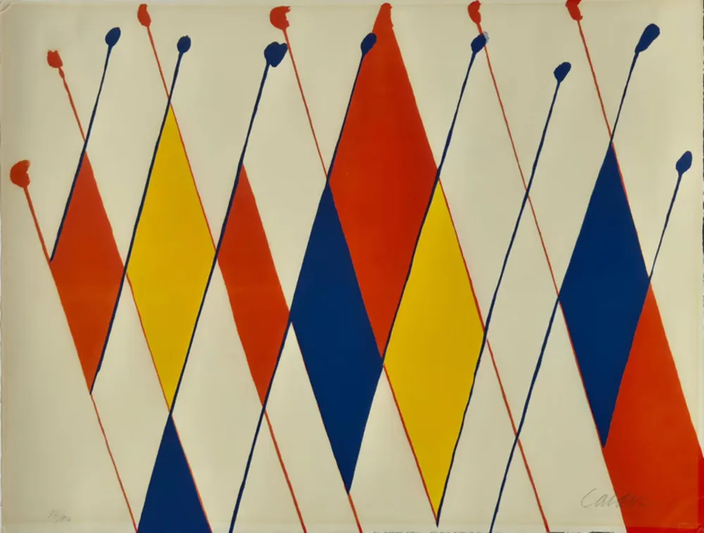 Litografía Calder - Un drôle de poisson