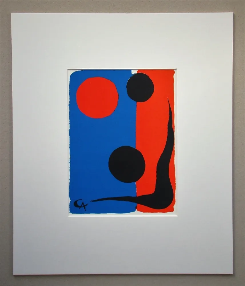 Litografía Calder - Untitled composition