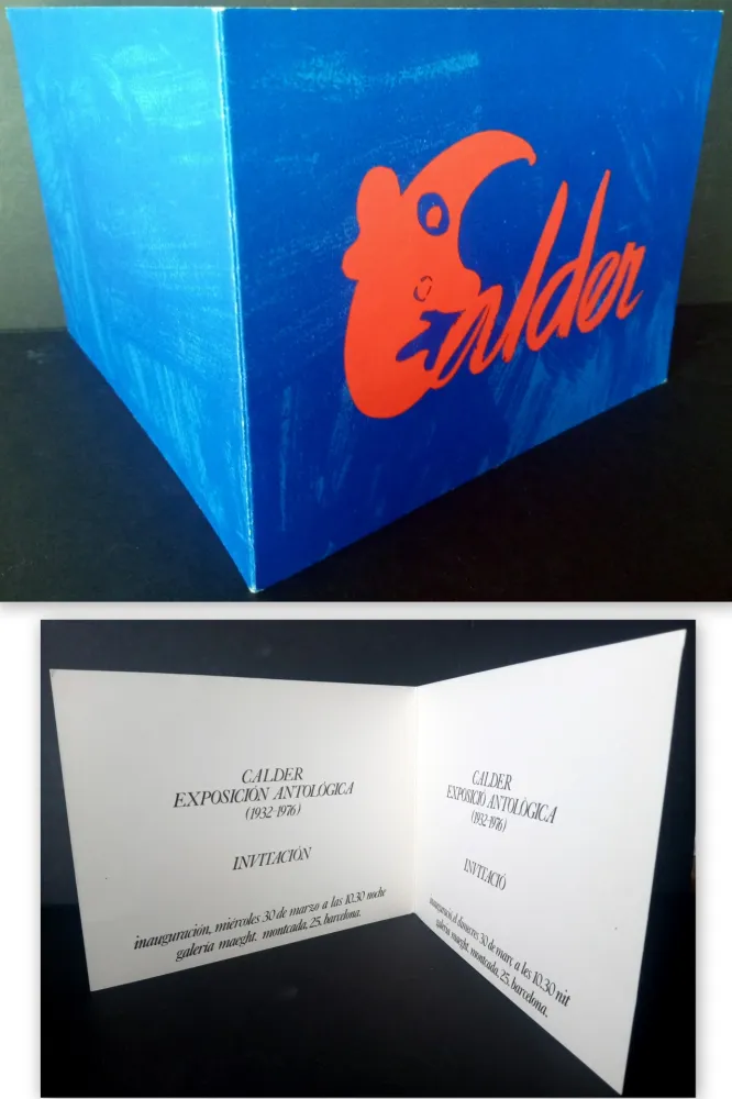 Litografía Calder - Vernissage Calder Galería Maeght 