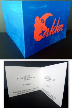 Litografía Calder - Vernissage Calder Galería Maeght 