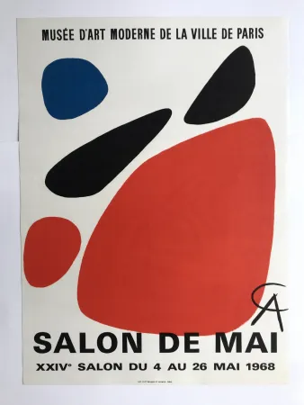 Cartel Calder - XXIVe Salon de Mai au Musée d’Art Moderne de la Ville de Paris