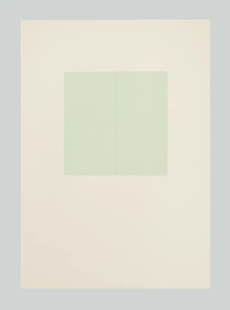 Serigrafía Calderara - E poi (Tav. C)