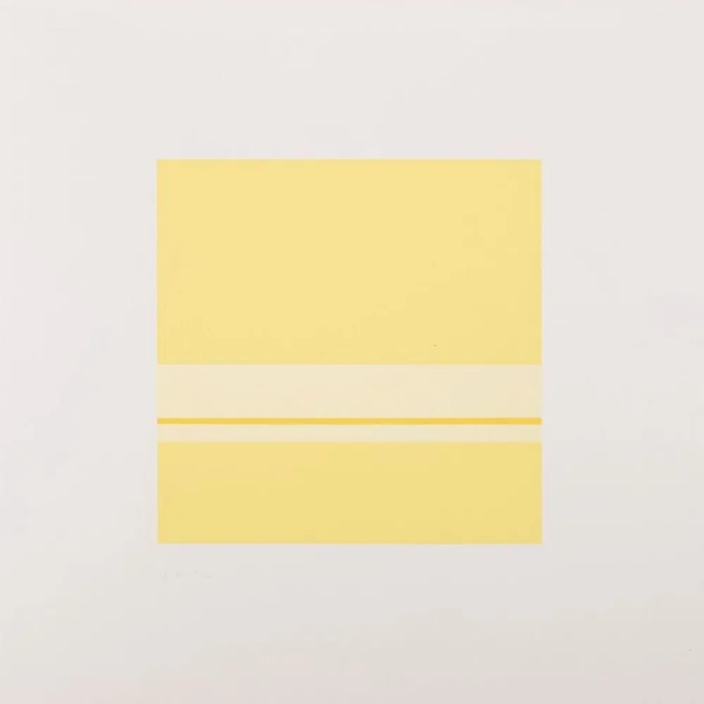 Serigrafía Calderara - Giallo