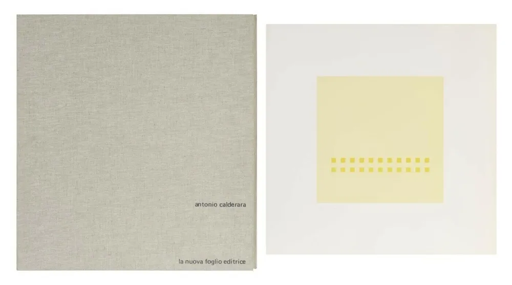 Serigrafía Calderara - Luce spazio immagine (Cartella di 8 serigrafie)