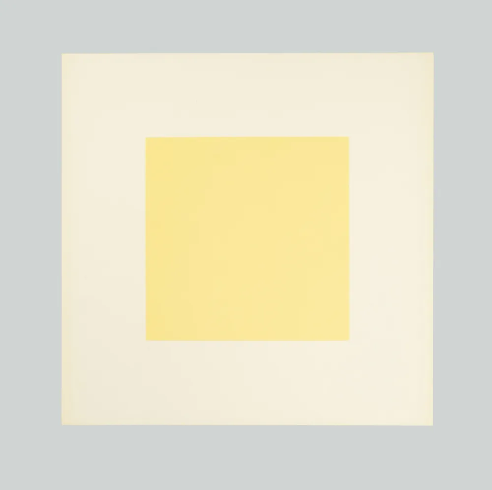 Serigrafía Calderara - Luce spazio immagine (Tav. 1)