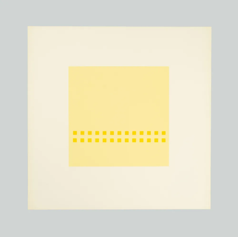 Serigrafía Calderara - Luce spazio immagine (Tav. 8)