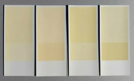 Litografía Calderara - Misura, luce, colore