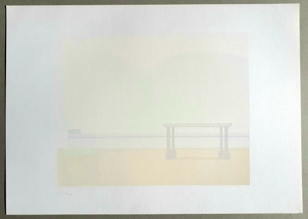 Serigrafía Calderara - Paesaggio