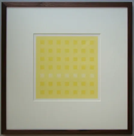 Serigrafía Calderara - Yellow Squares
