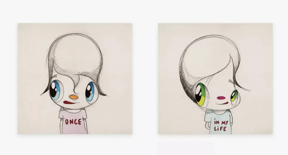 Múltiple Calleja - Once in my life (diptych)