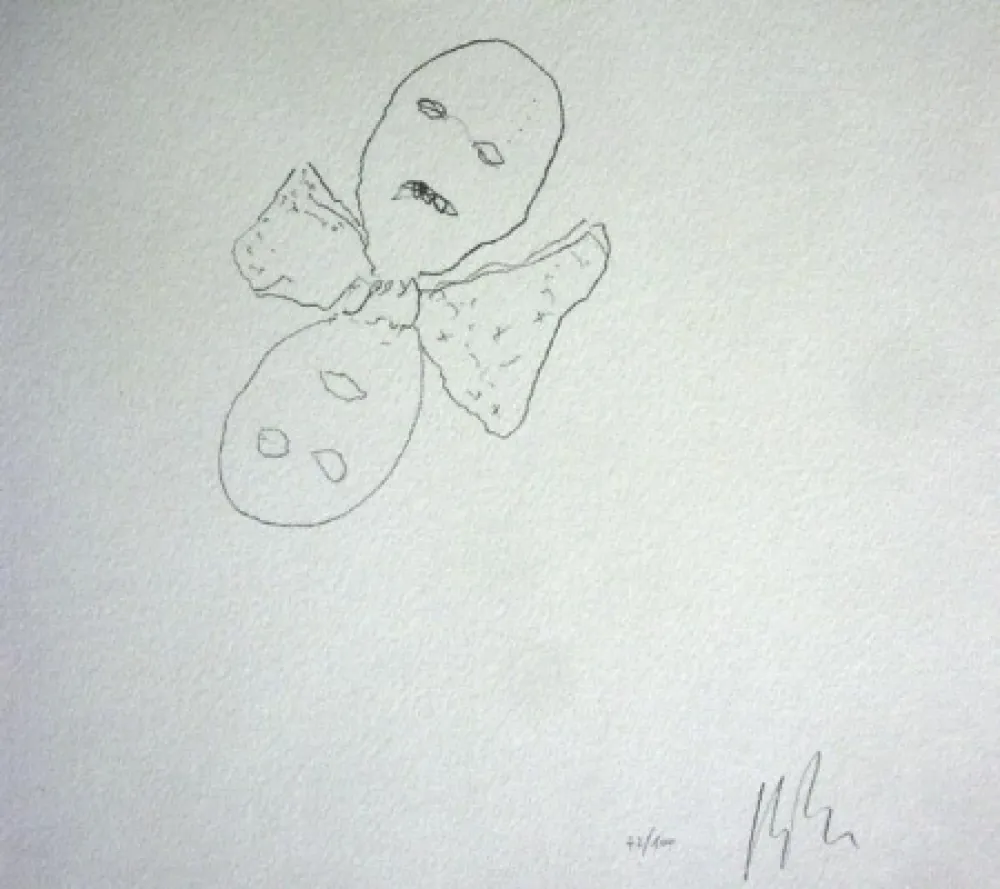 Litografía Calzolari - Senza titolo