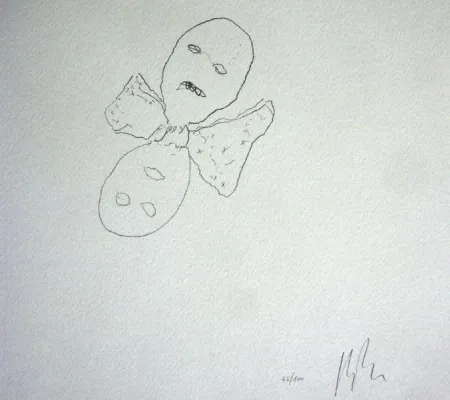 Litografía Calzolari - Senza titolo