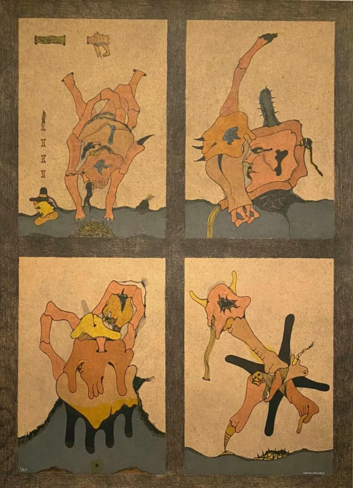 Litografía Camacho  - Cenizas