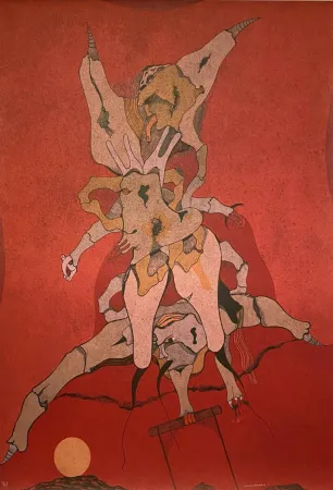 Litografía Camacho  - Cenizas,