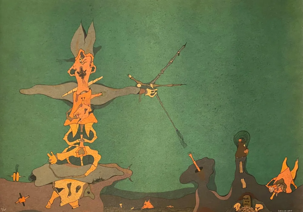 Litografía Camacho  - Cenizas