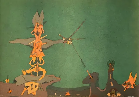 Litografía Camacho  - Cenizas