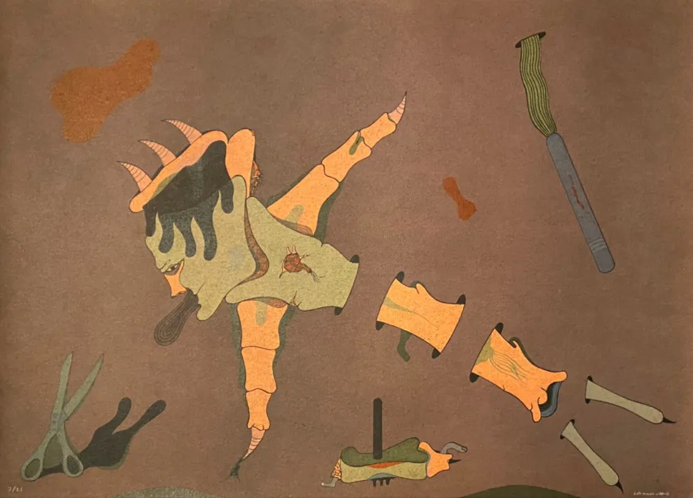 Litografía Camacho  - Cenizas