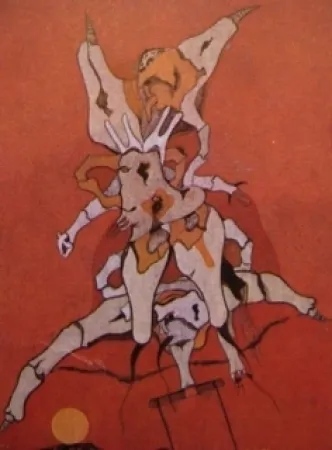 Litografía Camacho  - Cenizas 4