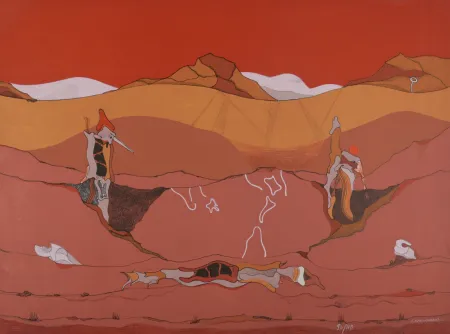 Litografía Camacho  - Nazca, 1986 - Hand-signed