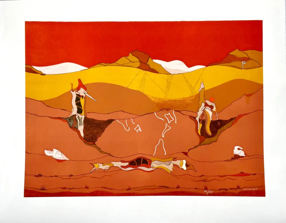 Litografía Camacho  - Paysage