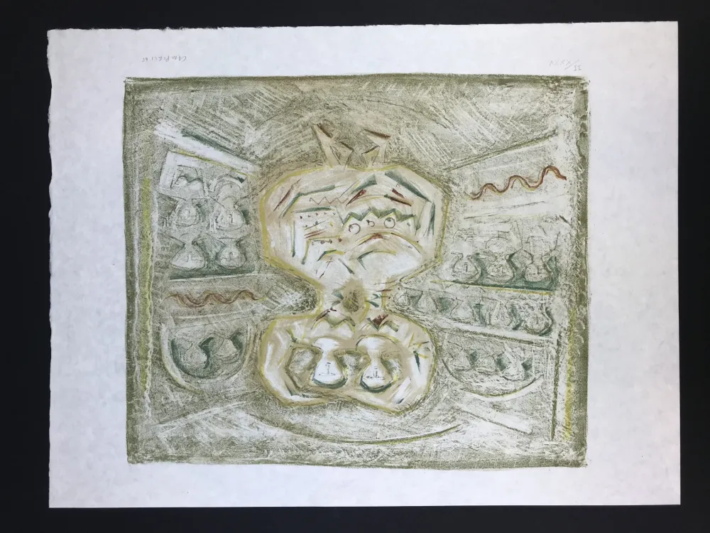 Litografía Campigli - Danzatrici