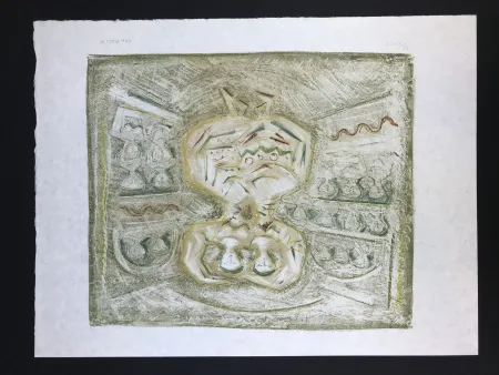 Litografía Campigli - Danzatrici