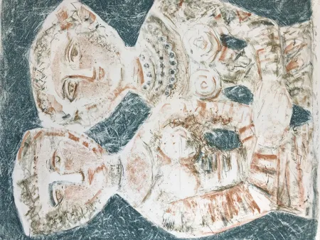 Litografía Campigli - LE AMICHE - Les Amies