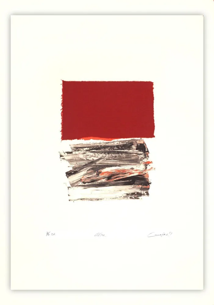 Grabado Canogar - Altar