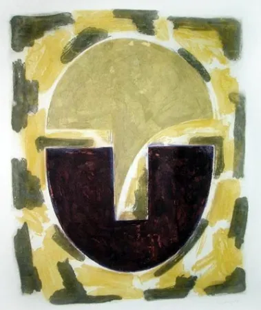 Aguafuerte Canogar - Cabeza