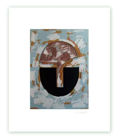 Grabado Canogar - Cabeza