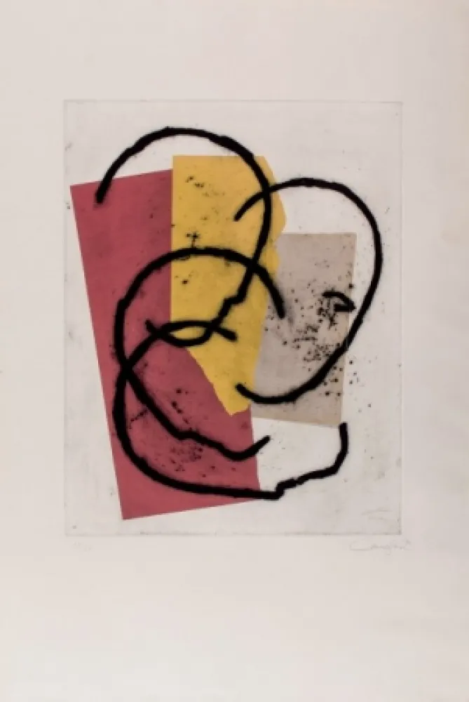 Grabado Canogar - Composición