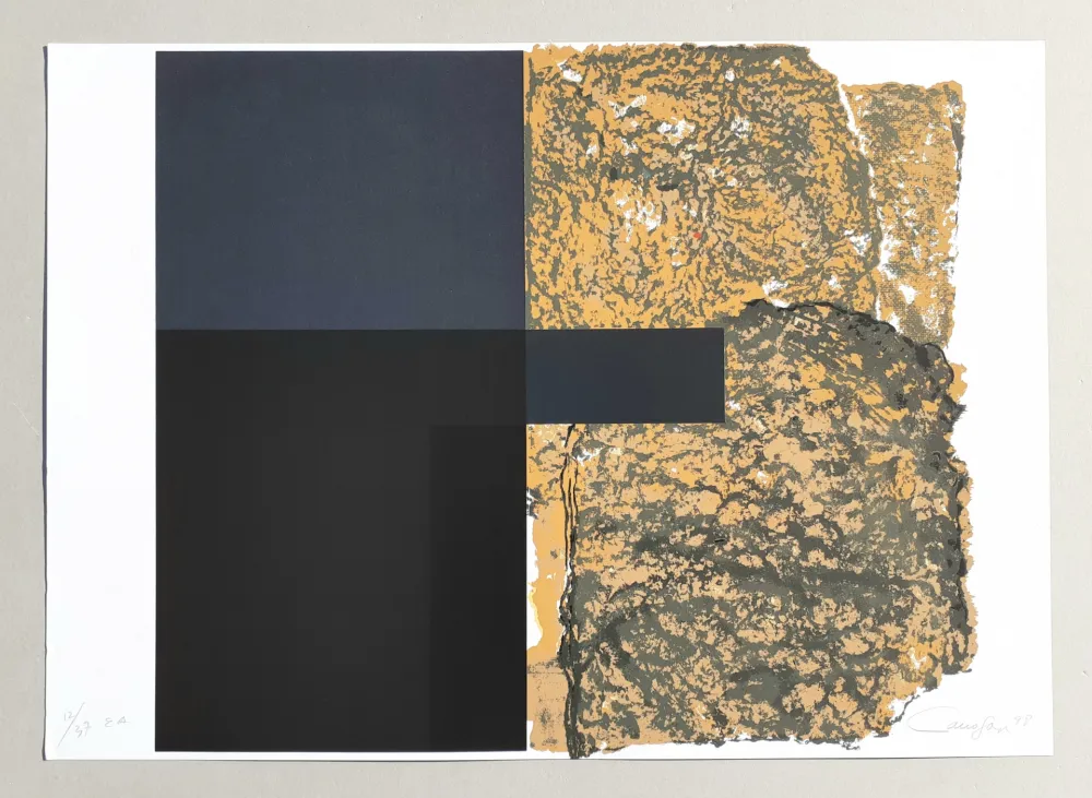 Serigrafía Canogar - Composizione