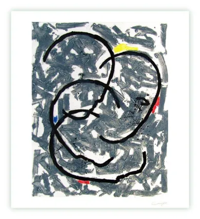 Sin Técnico Canogar - Escena urbana V-5-90