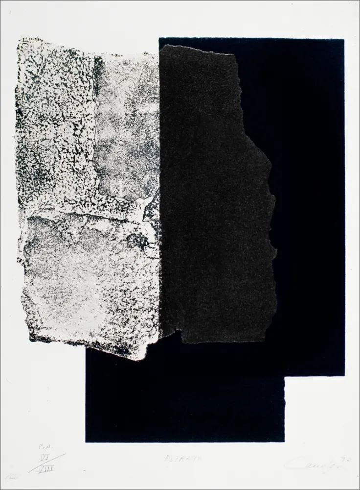 Serigrafía Canogar - Estrato