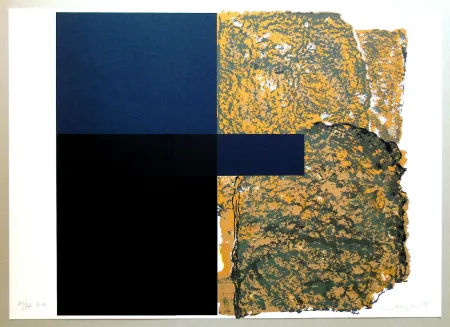 Serigrafía Canogar - Hommage à Federico Garcia Lorca