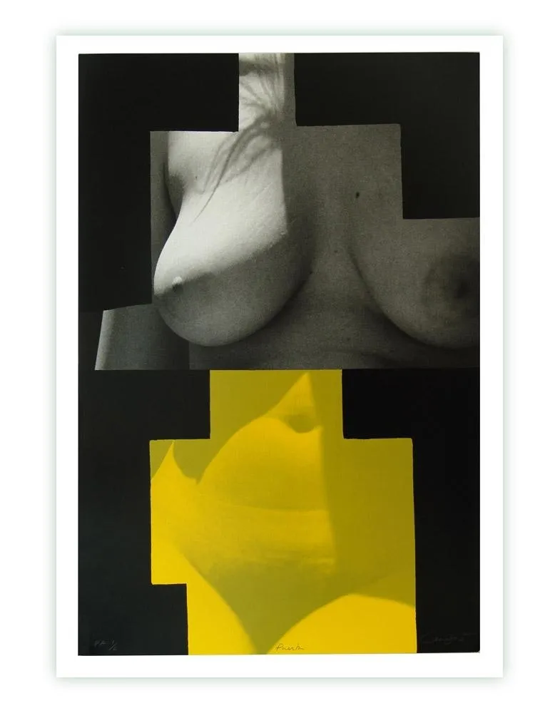 Serigrafía Canogar - Puerta