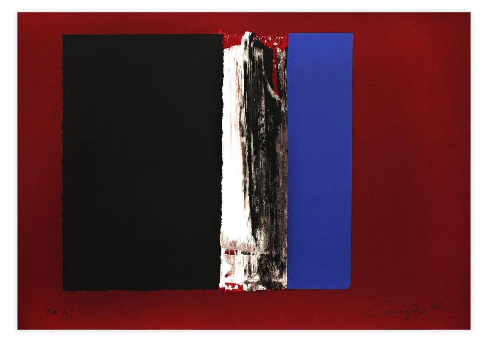 Grabado Canogar - Renta