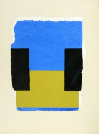 Serigrafía Canogar - Sin Titulo