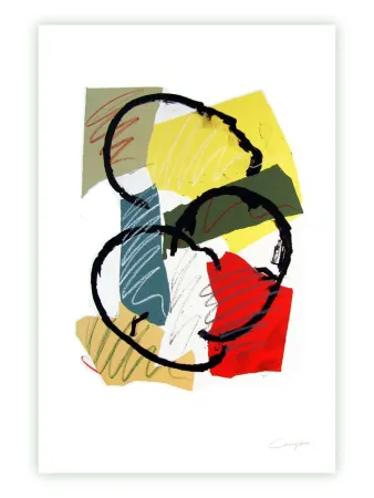 Grabado Canogar - Sin título