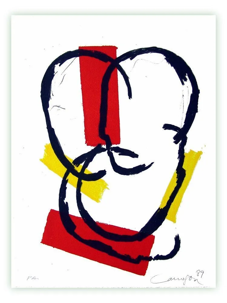 Grabado Canogar - ST n-3