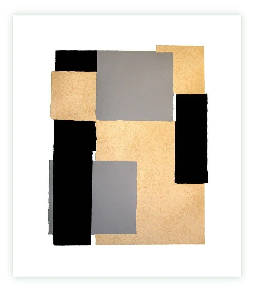 Grabado Canogar - Trama III