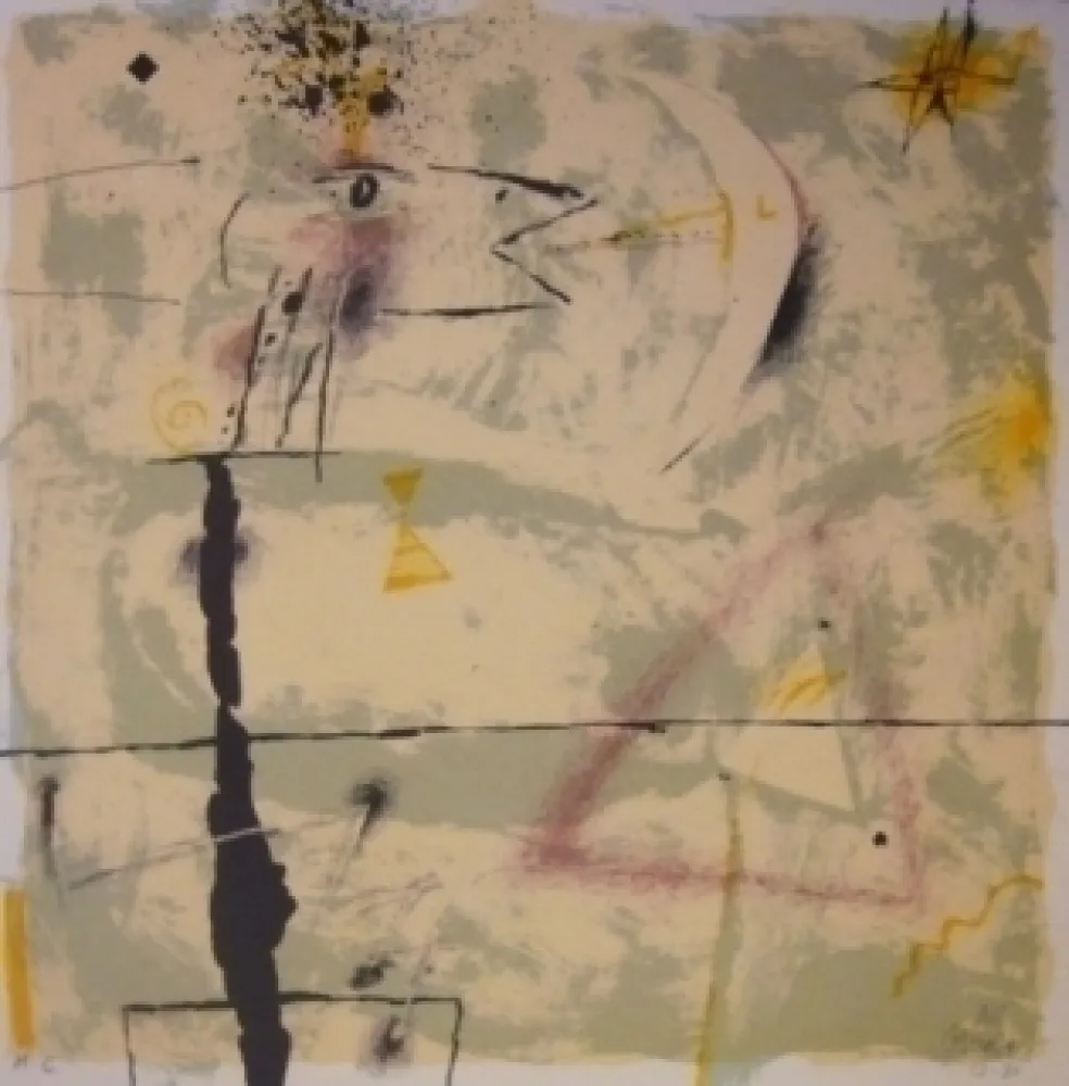 Litografía Canosa - Christmas Galeria Joan Prats