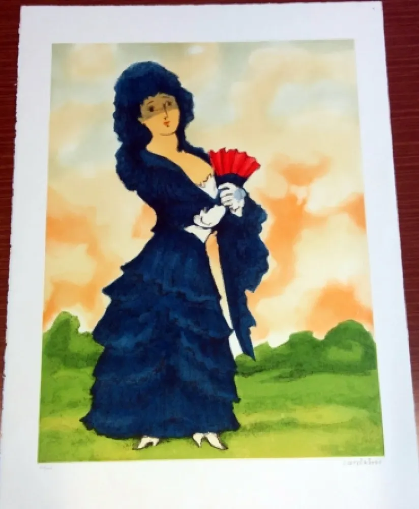 Aguafuerte Cantatore - La spagnola