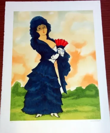 Aguafuerte Cantatore - La spagnola