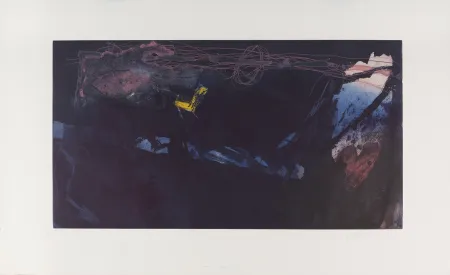 Aguafuerte Y Aguatinta Capa - Azul marino